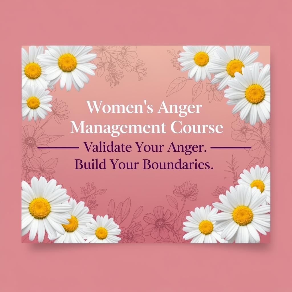 Women's Anger Management. Validate Your Anger. Build Your Boundaries.