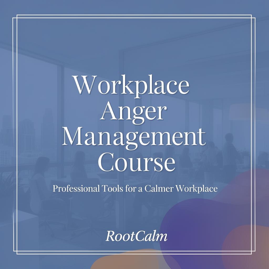 Workplace Anger Management Course, Professional Tools for a Calmer Workplace